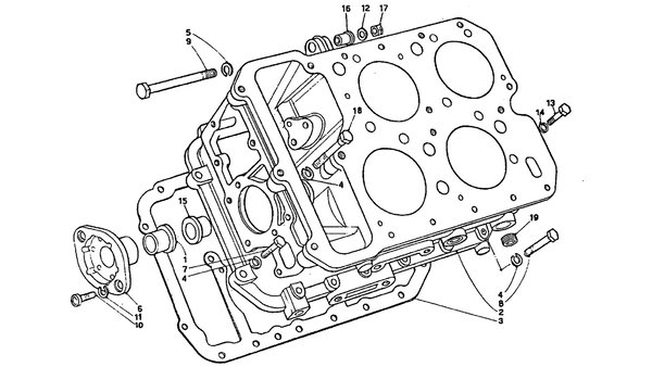 Lancia Fulvia Zylinderblock