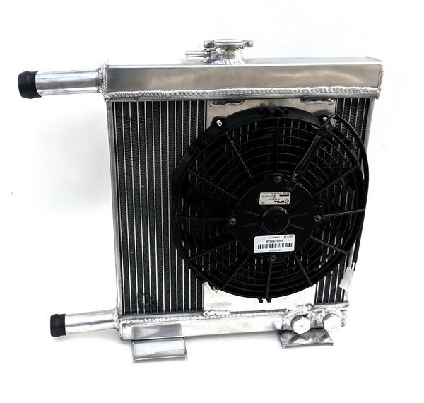Alloy radiator, with SPAL brand fan - Fulvia all