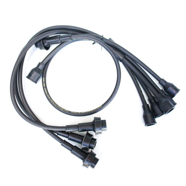 Ignition Cable, silicone, black - Fulvia all