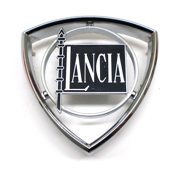 Lancia Marken-Emblem für Kühlergrill, Chrom - Fulvia Coupé 2. Serie