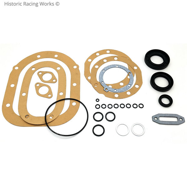 Gearbox gasket set, 5-speed, with oil seals - Lancia 2000