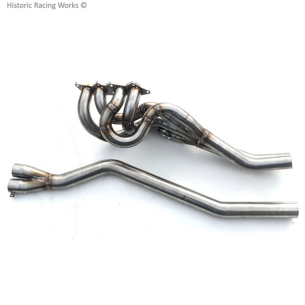Stainless steel racing manifold with Y-pipe - Fulvia all