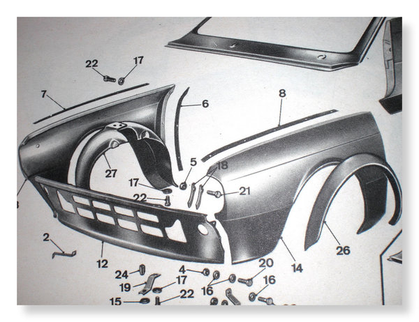 OCCASIONI | Kotflügel vorn rechts und links - Beta Coupe und HPE